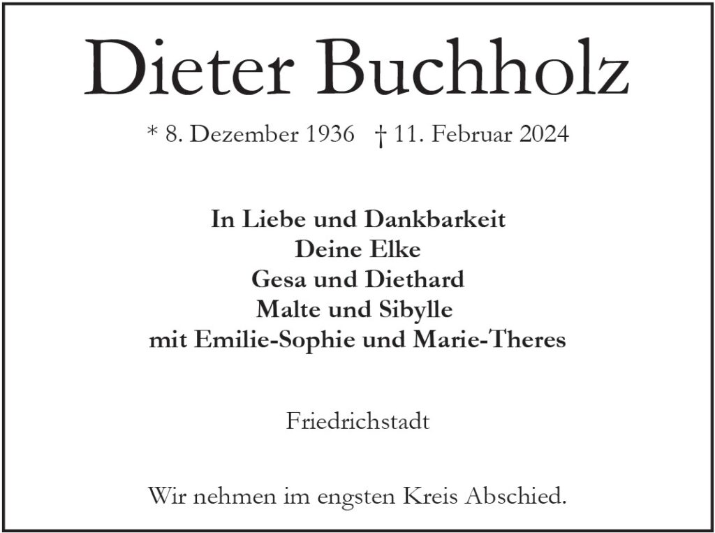 Dieter Buchholz