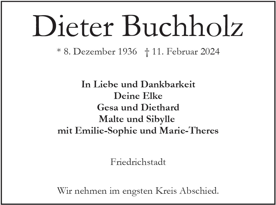 Dieter Buchholz