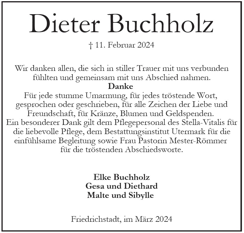 Dieter Buchholz