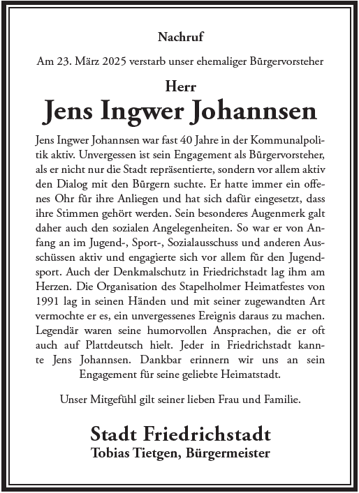 Jens Ingwer Johannsen