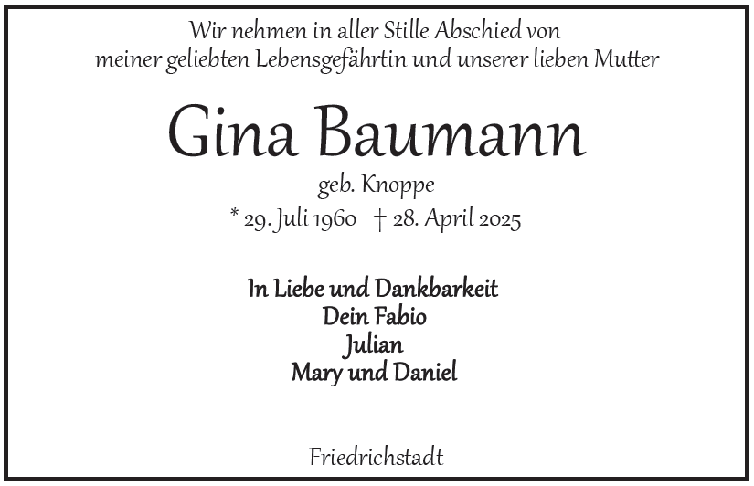 Gina Baumann