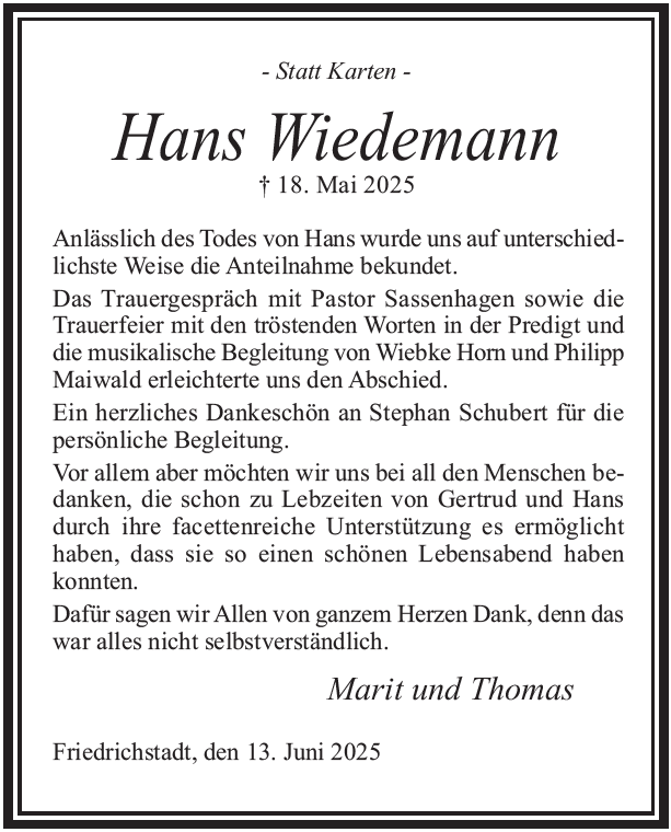 Hans Wiedemann
