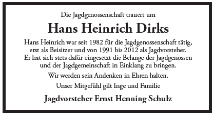 Hans Heinrich Dirks