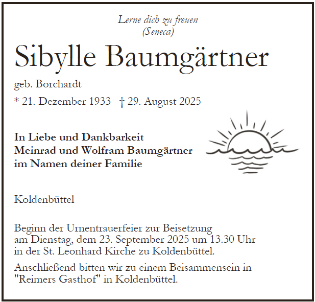 Sibylle Baumgärtner