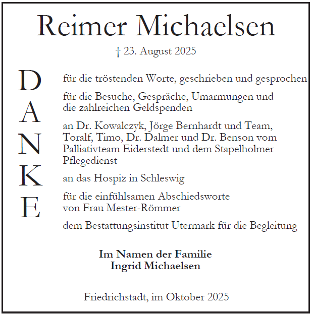 Reimer Michaelsen