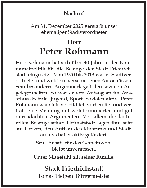 Peter Rohmann