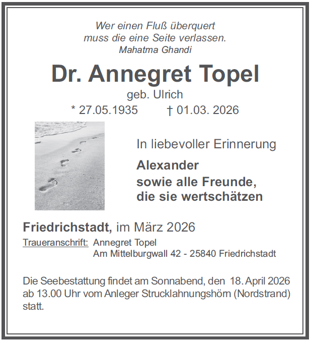 Dr. Annegret Topel