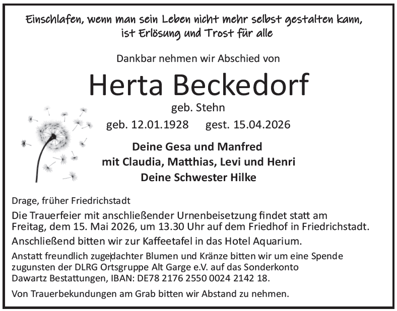 Herta Beckedorf