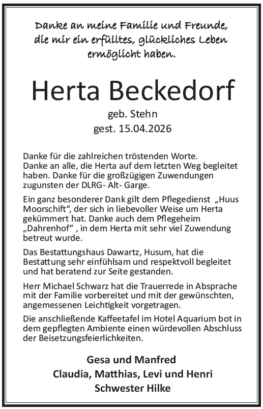 Herta Beckedorf