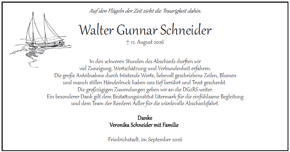 Walter Gunnar Schneider