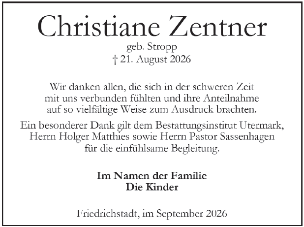 Christiane Zentner